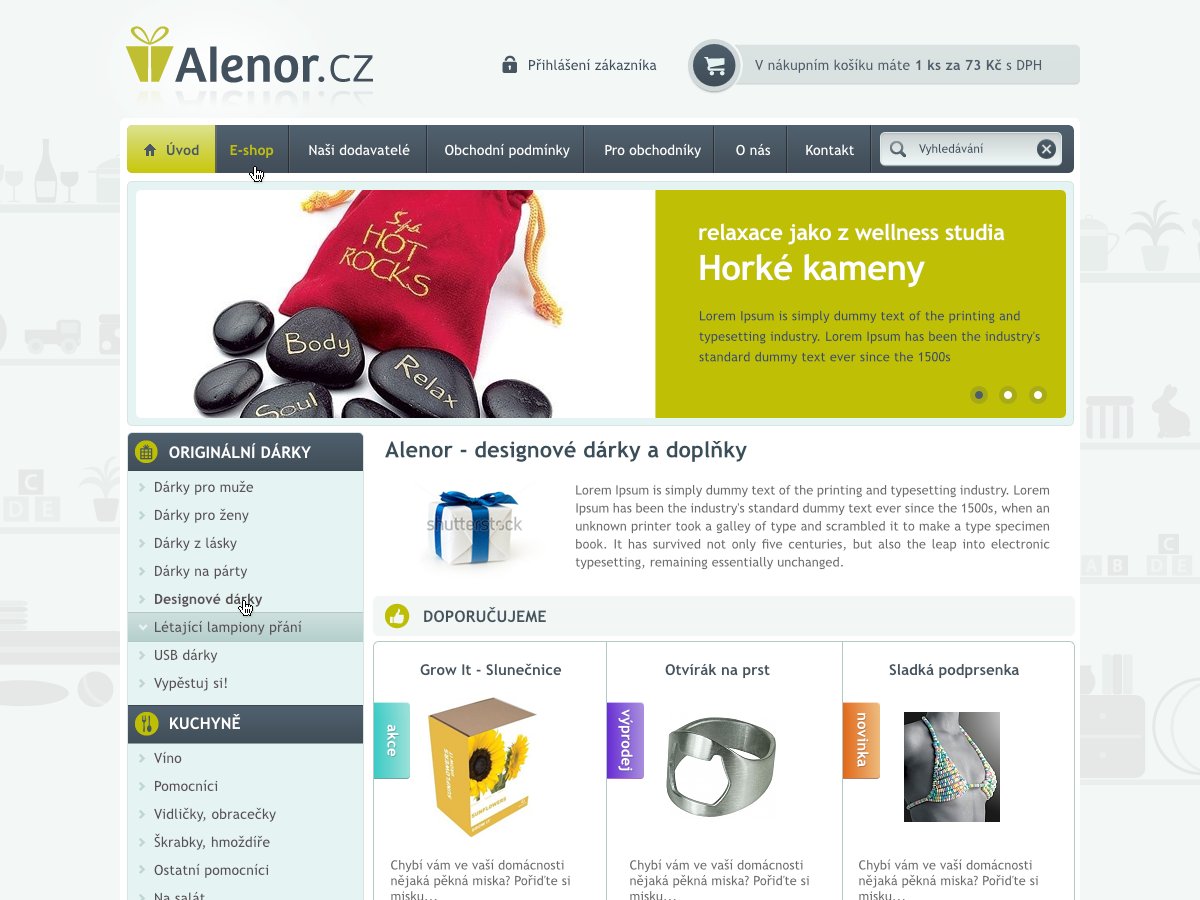 E-shop Alenor.cz