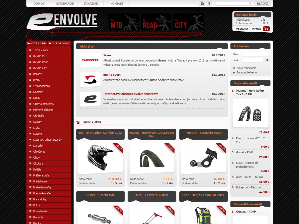 E-shop Envolve