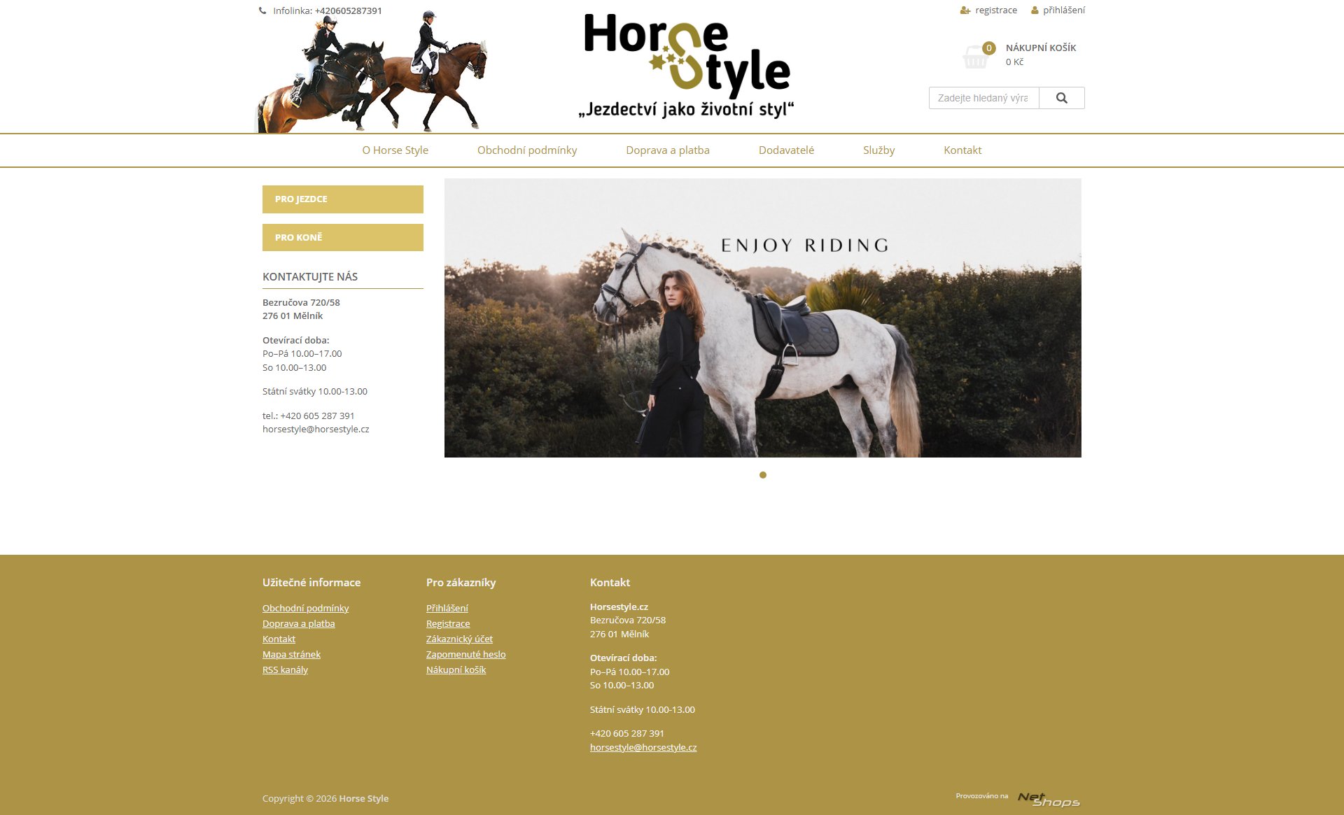 E-shop Horse Style