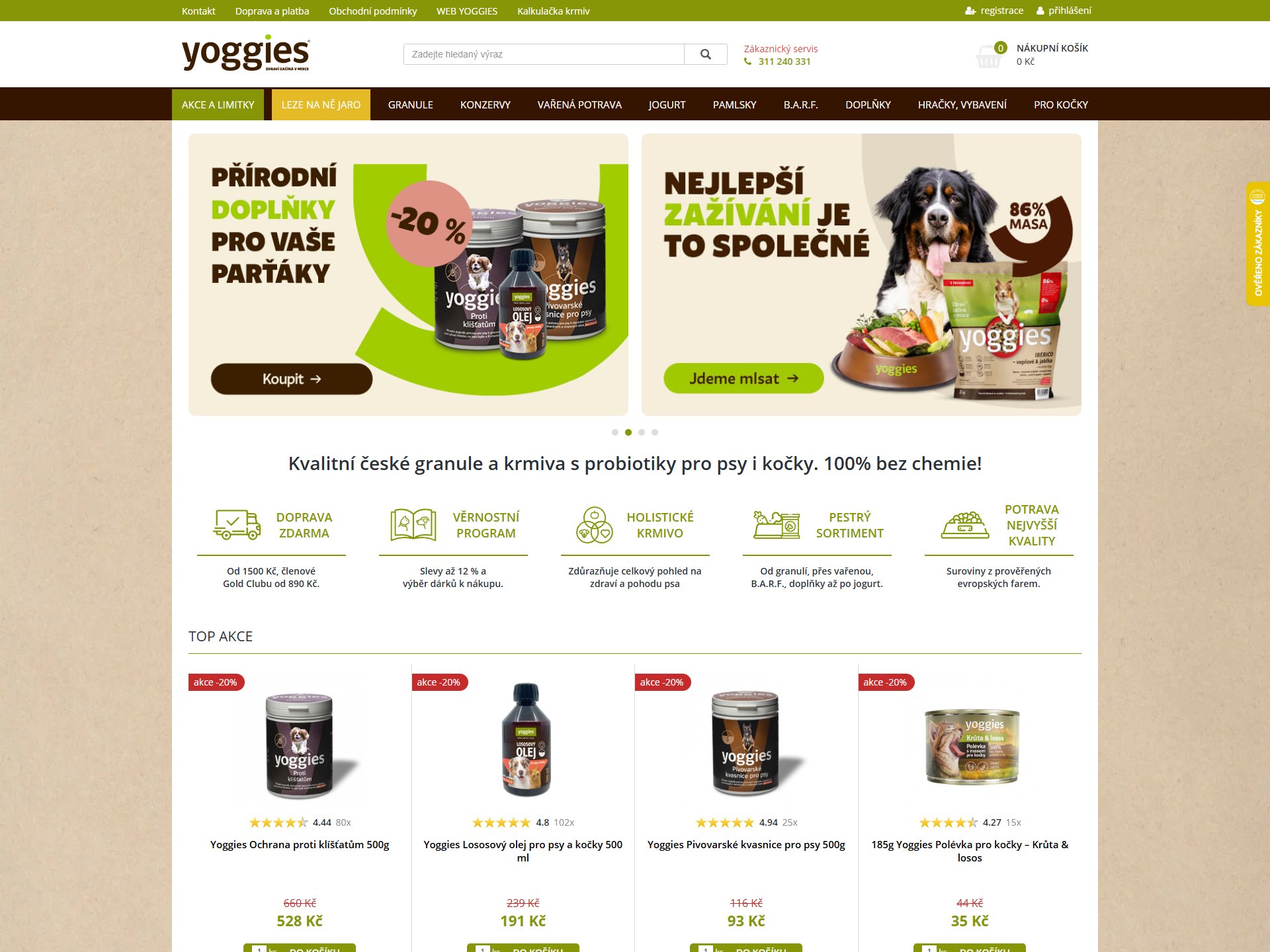 E-shop Yoggies